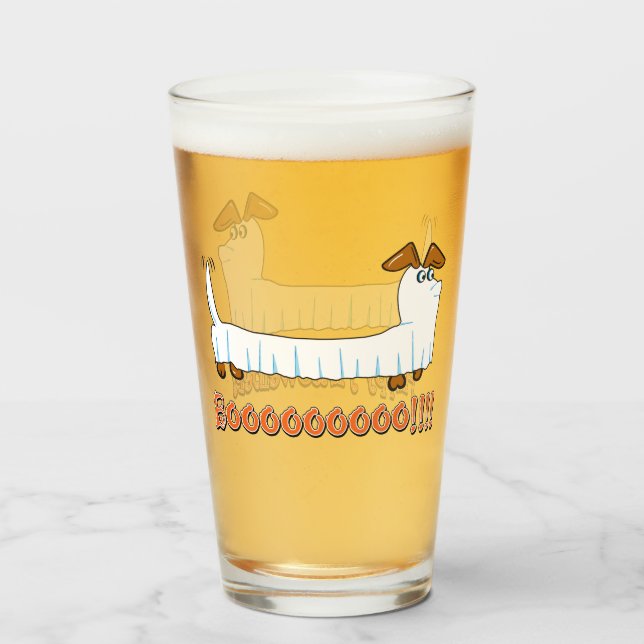 Happy Halloweiner Glas (Vorne (Gefüllt))