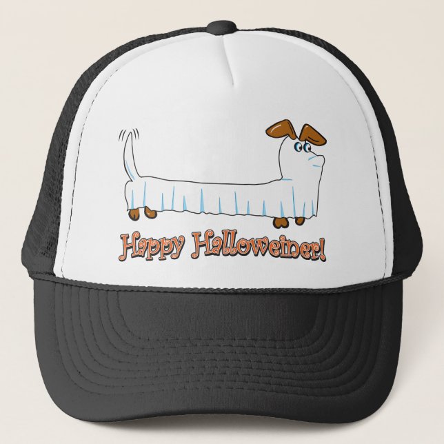 Happy Halloweiner Truckerkappe (Vorderseite)