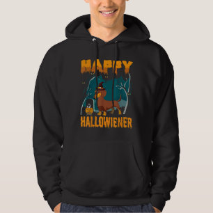 Happy Hallowiener Dackel Dackel Halloween Costu Hoodie