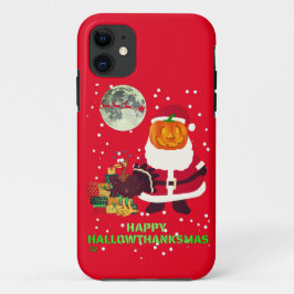 "HAPPY HALLOWTHANKSMAS" lustiges Weihnachtsgeschen Case-Mate iPhone Hülle