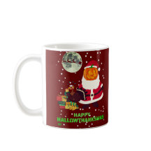 "HAPPY HALLOWTHANKSMAS" lustiges Weihnachtsgeschen