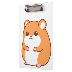 Happy Hamster Clipboard Klemmbrett