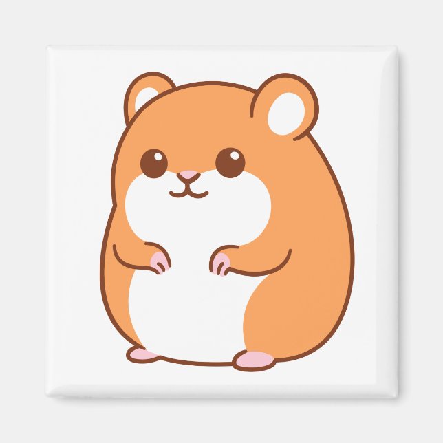 Happy Hamster Magnet (Vorne)
