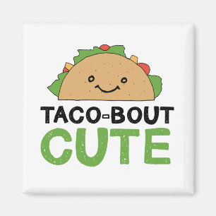 Happy Hand Drawn Taco Bout Niedliches Taco Art Des Magnet