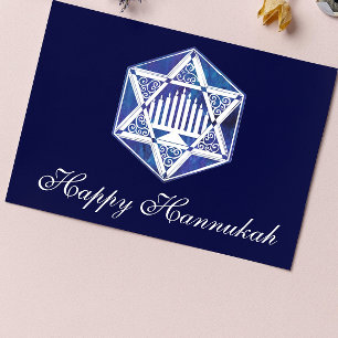 Happy Hannukah Feiertagskarte