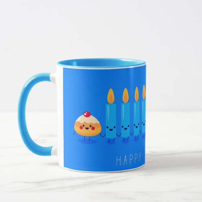 Happy Hannukah Mug Tasse (Links)