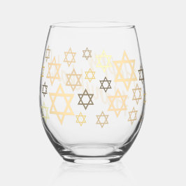 Happy Hannukah! Stilvolles Glas