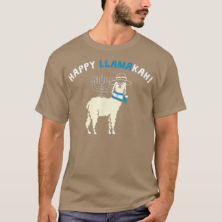 Happy Hanoukka drôle Llamakah Juive llama T-Shirt