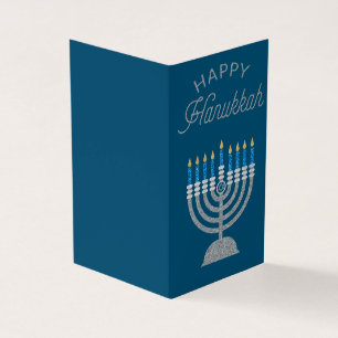 Happy Hanoukka Parties scintillant Cartes 25 Pack
