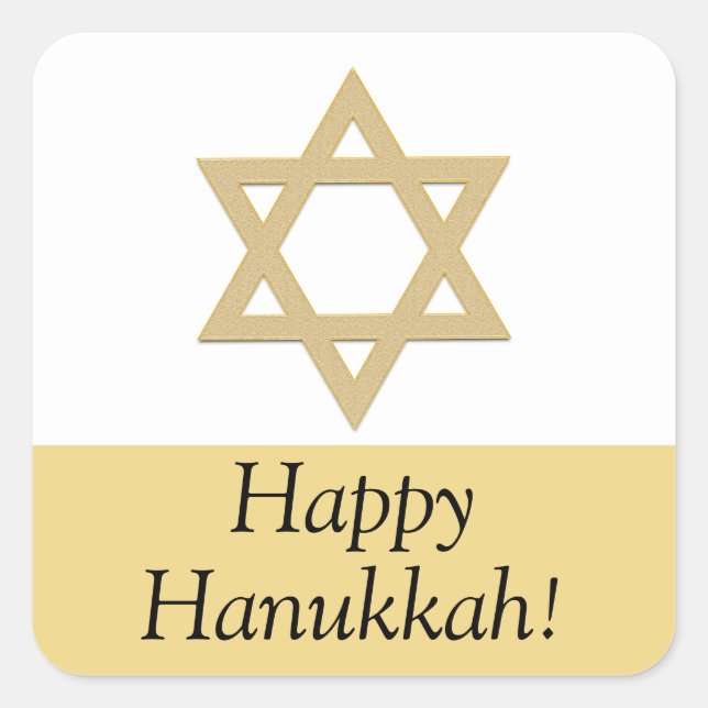 Happy Hanoukka stickers (Devant)