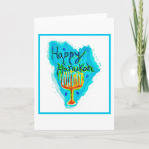 Happy Hanukah Feiertagskarte