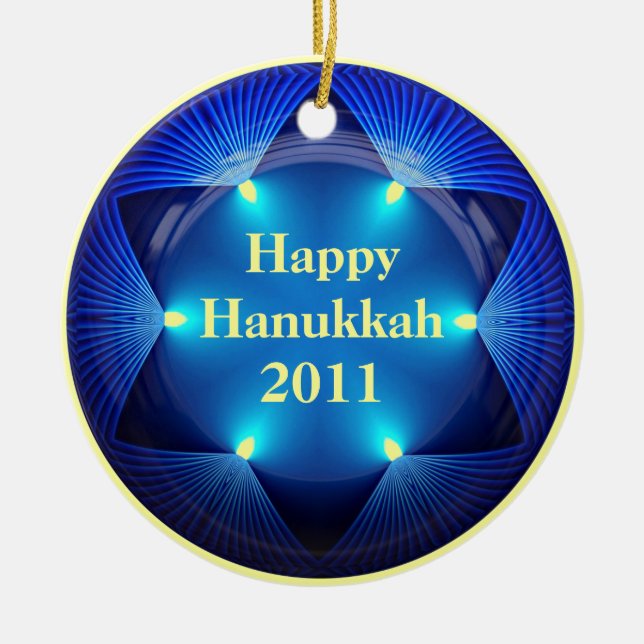 Happy Hanukkah 2011 Ornament (Vorne)