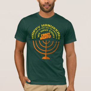 Happy Hanukkah Acht verrückte Nächte Spaß T-Shirt