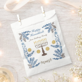 🕎 Happy Hanukkah, Aquarell Geschenktütchen