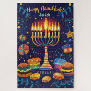 Happy Hanukkah benutzerdefinierter Text