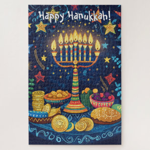 Happy Hanukkah benutzerdefinierter Text