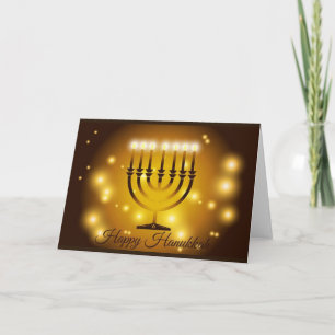 Happy Hanukkah Card Feiertagskarte