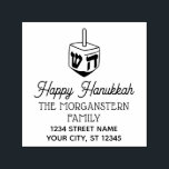 Happy Hanukkah Chanukah Dreidel Name Adresse Permastempel<br><div class="desc">Happy Hanukkah Chanukah Dreidel Familienname Rücksendeadresse ========</div>