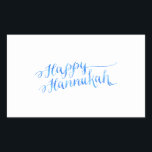 Happy Hanukkah Chanukah HANNUKKAH HANUKA Rechteckiger Aufkleber<br><div class="desc">Verwenden Sie unsere coole Vorlage, Bilder, Fotos, Grafiken oder Illustrationen, fügen Sie dann einen Namen, Text, Zitat oder ein Monogramm hinzu, um Ihren eigenen individuellen oder mit Monogramm Scrapbooking-Aufkleber oder -Label zu erstellen. Klicken Sie auf den Button "Anpassen!", um das Programm vollständig anzupassen. Diese Landschaftsaufkleber sind großartige Geschenke für Männer,...</div>