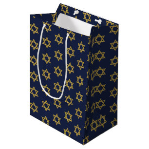 Happy Hanukkah Chanukah Holiday Geschenktasche Mittlere Geschenktüte