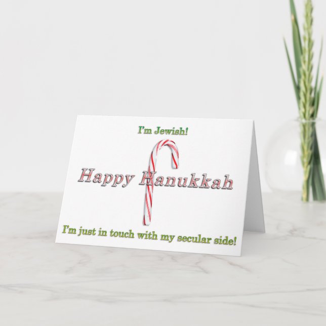 Happy Hanukkah Christmas Card Karte (Vorderseite)