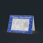 HAPPY HANUKKAH! Customizable Feiertagskarte<br><div class="desc">Wish Your Friends AND Your Legislativlators A HAPPY HANUKKAH With Official Holiday Greetings From My Dog Abstimmungen! Matching Stamps Too!</div>