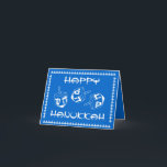 Happy Hanukkah Customizable Holiday Card Feiertagskarte<br><div class="desc">Happy Hanukkah Grußkarte</div>