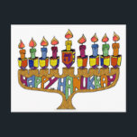 Happy Hanukkah Dreidels Menorah Feiertagspostkarte<br><div class="desc">Sie sehen die Lee Hiller Design Collection. Bekleidung,  Geschenke & Sammlerstücke Lee Hiller Fotografie oder Digital Art Collection. Sie können ihre Naturfotografie unter http://HikeOurPlanet.com/ ansehen und ihrem Wanderblog im Hot Springs Nationalpark folgen.</div>