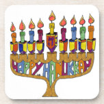 Happy Hanukkah Dreidels Menorah Getränkeuntersetzer<br><div class="desc">Sie sehen die Lee Hiller Design Collection. Bekleidung,  Geschenke & Sammlerstücke Lee Hiller Fotografie oder Digital Art Collection. Sie können ihre Naturfotografie unter http://HikeOurPlanet.com/ ansehen und ihrem Wanderblog im Hot Springs Nationalpark folgen.</div>