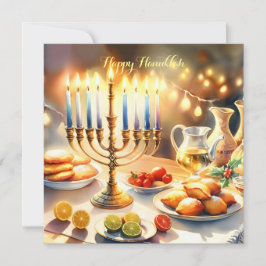 Happy Hanukkah Einladung
