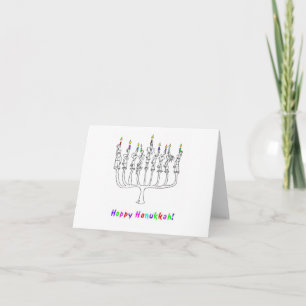 Happy Hanukkah Feiertagskarte