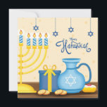 Happy Hanukkah Feiertagskarte<br><div class="desc">Happy Hanukkah</div>