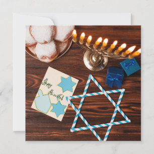 Happy Hanukkah Feiertagskarte