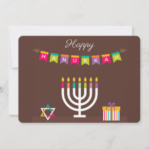 Happy Hanukkah Feiertagskarte