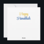 Happy Hanukkah Feiertagskarte<br><div class="desc">Happy Hanukkah, buntes Design.</div>