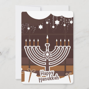 Happy Hanukkah Feiertagskarte
