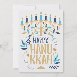 Happy Hanukkah Feiertagskarte