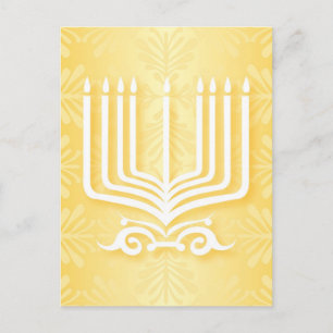 Happy Hanukkah Feiertagspostkarte
