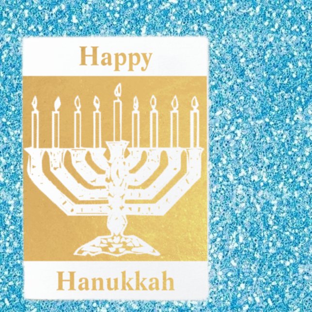 Happy Hanukkah Folienkarte (Von Creator hochgeladen)