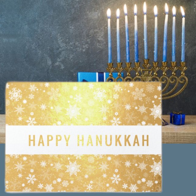 Happy Hanukkah Folienkarte (Von Creator hochgeladen)