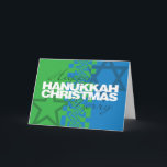 Happy Hanukkah Frohe Weihnachtskarte Feiertagskarte<br><div class="desc">Dies ist eine unserer vielen Hanukkah- und Hanukkah/Weihnachtskarten. Sie sind auch als Cards unter www.OurJewishCommunity.org erhältlich</div>