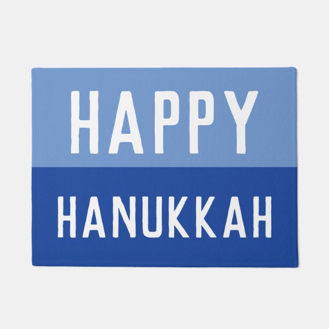 Happy Hanukkah Fußmatte (Vorderseite)