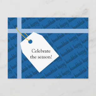 Happy Hanukkah Geschenk Feiertagspostkarte