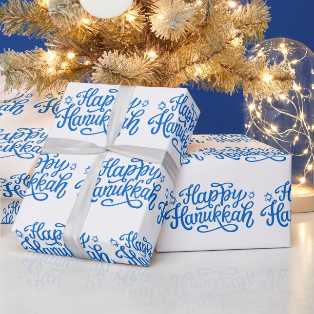 Happy Hanukkah Geschenkpapier (Feiertage)