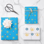 Happy Hanukkah Geschenkpapier Set<br><div class="desc">Happy Hanukkah</div>