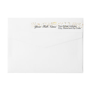 Happy Hanukkah Gold Confetti Bokeh Lichtmuster