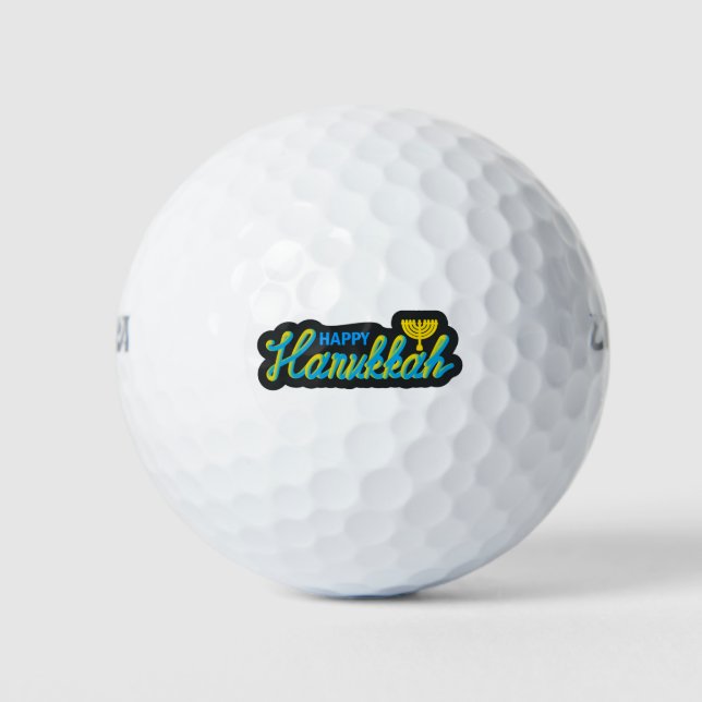 Happy Hanukkah Golfball (Vorderseite)