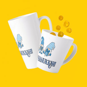 Happy Hanukkah Holiday Gnome Milchtasse