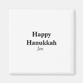 Happy Hanukkah Ihr Name Text editierbar Magnet