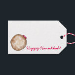Happy Hanukkah Jelly Donut Doughnut Sufganiyah Geschenkanhänger<br><div class="desc">Eine originelle Marker-Illustration einer köstlichen Gelee,  die mit Puderzucker überzogen ist. Perfekt für Hanukkah! Diese Chanukah Illustration ist auch auf anderen Produkten verfügbar. Sehen Sie nicht,  wonach Sie suchen? Brauchen Sie Hilfe bei der Anpassung? Kontaktieren Sie Rebecca,  um etwas für Sie entworfen zu haben.</div>